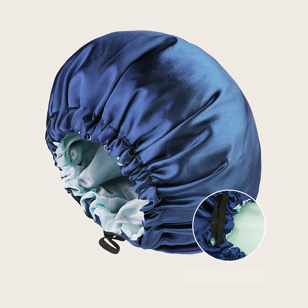 Double-Layer Reversible Satin Bonnet - Image 11