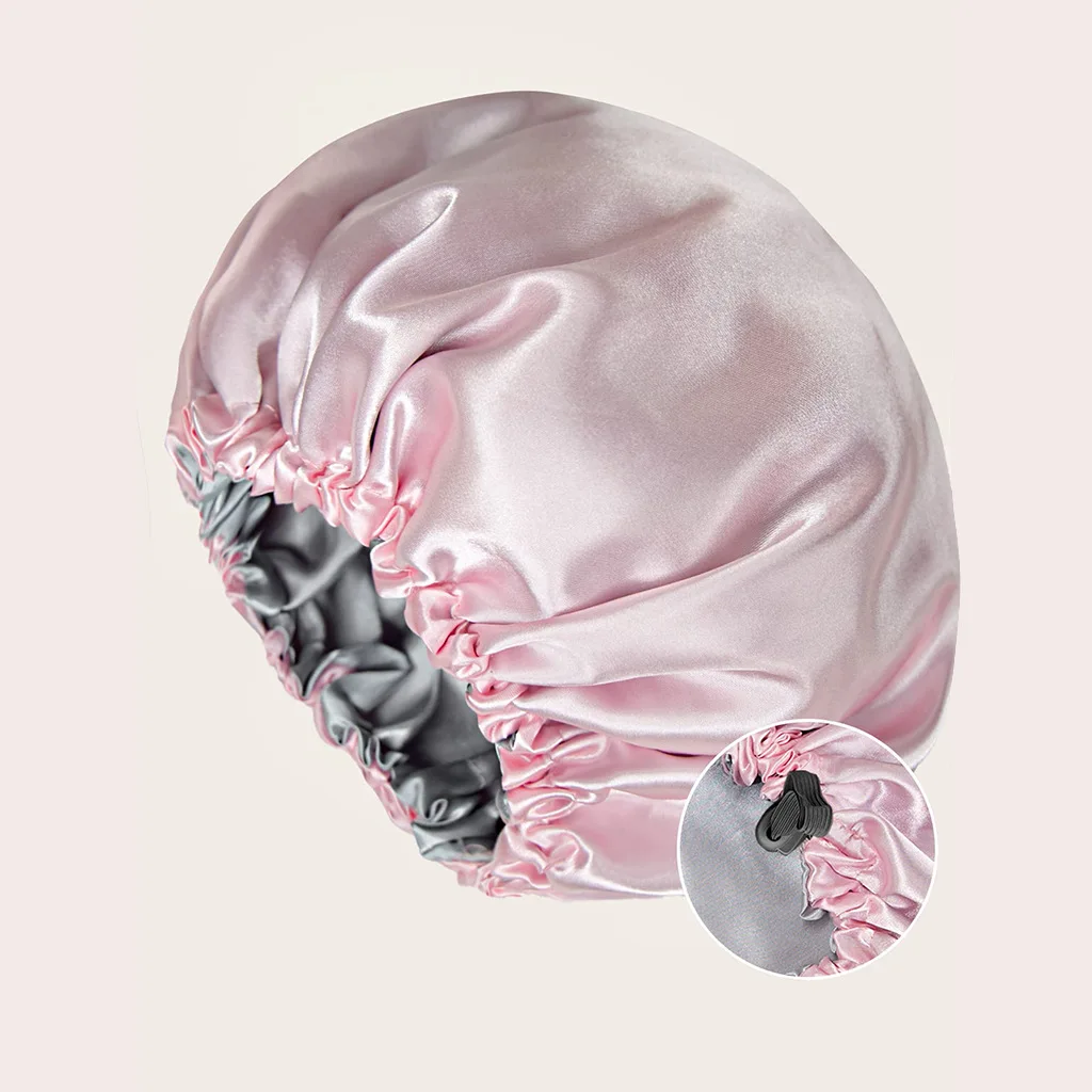 Double-Layer Reversible Satin Bonnet - Image 13