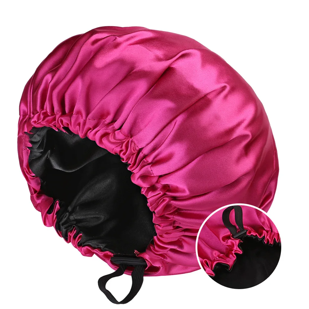 Double-Layer Reversible Satin Bonnet - Image 14