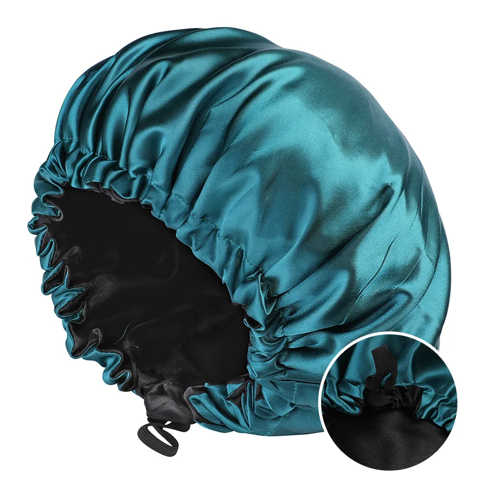 Double-Layer Reversible Satin Bonnet - Image 16