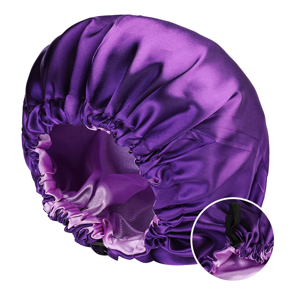 Double-Layer Reversible Satin Bonnet - Image 17