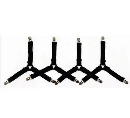 Elastic Bed Sheet Fasteners with Adjustable Clips - 4 Pack - Image 8