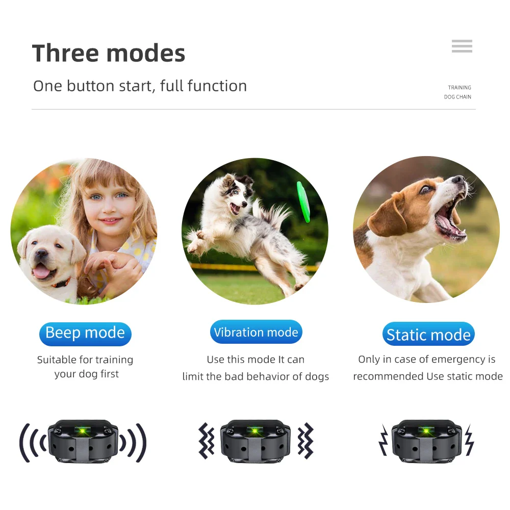 Electric Dog Training Collar for Up to 3 Dogs - Image 4