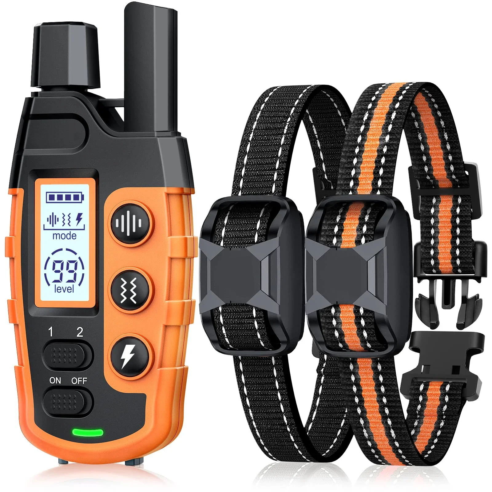 Electric Dog Training Collar with Remote Control (3300ft) - Image 2