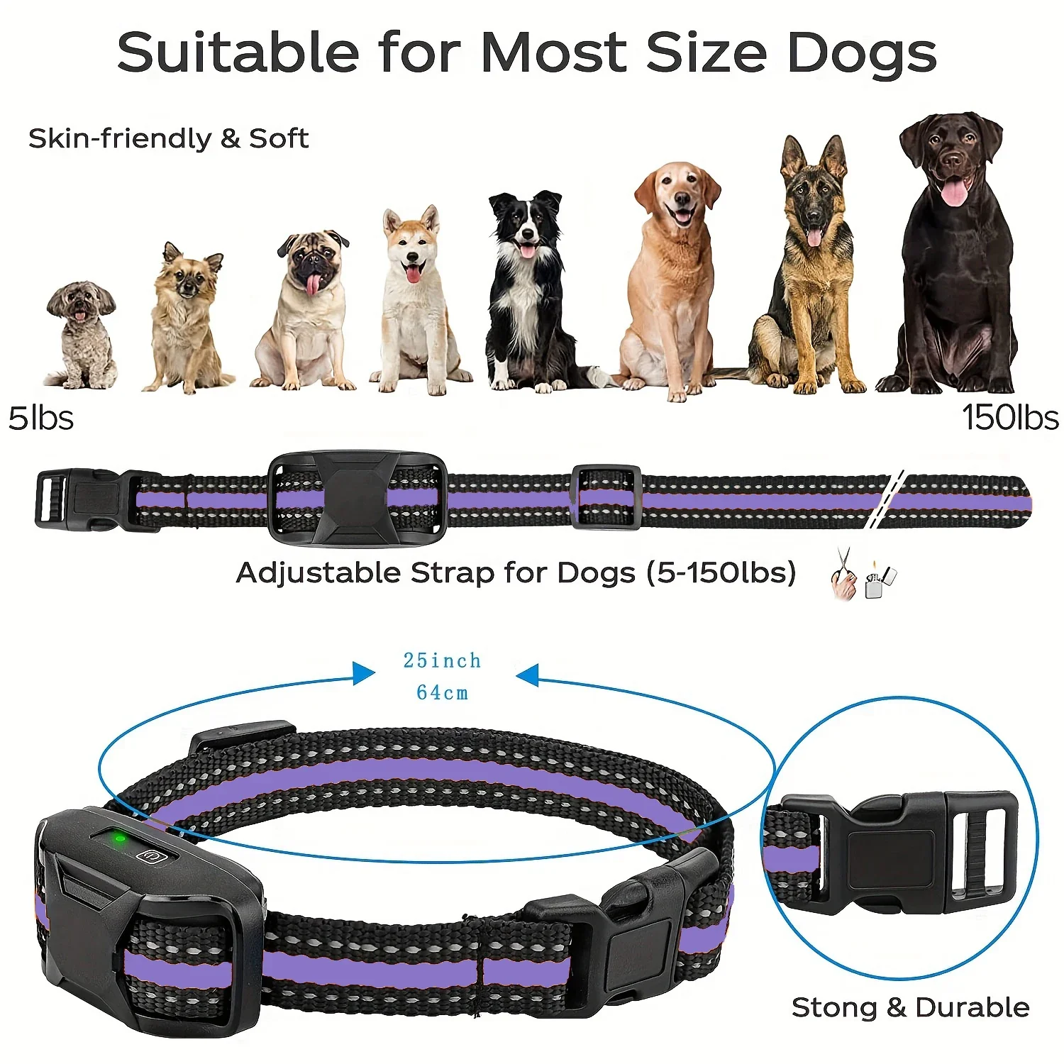Electric Dog Training Collar with Remote Control (3300ft) - Image 5