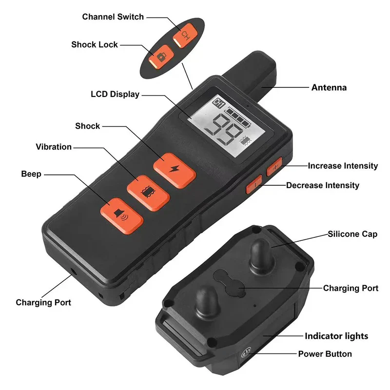 Electric Dog Training Collar with Remote Control - Image 5