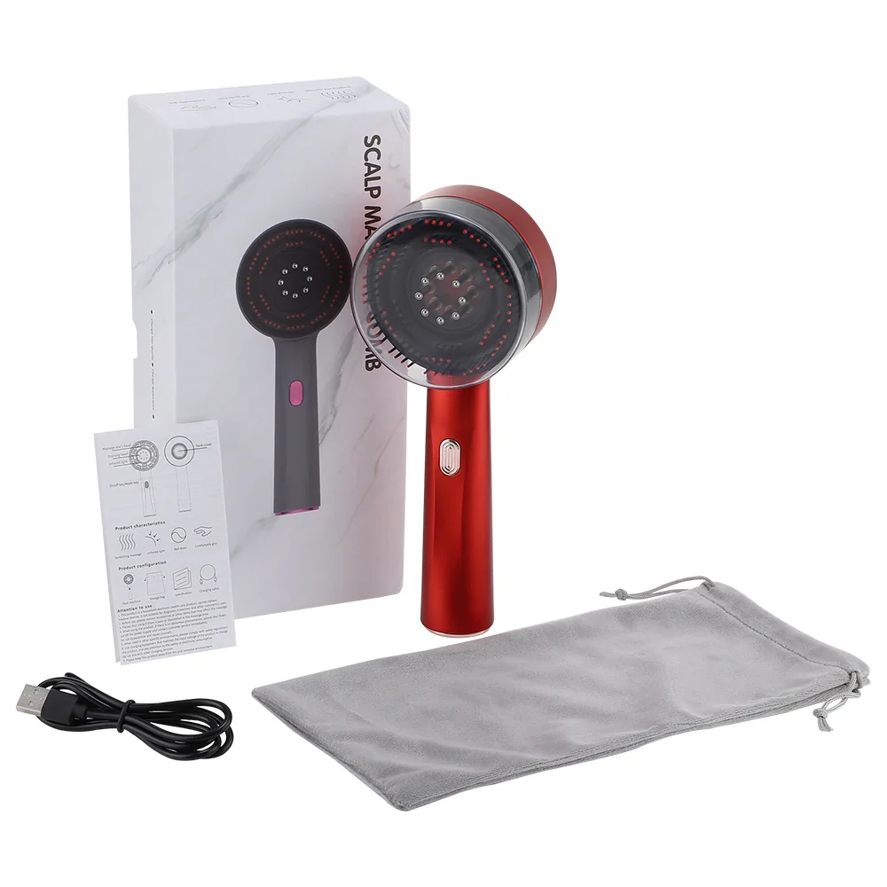 Electric Scalp Massage Comb with Red Light Therapy – Hair Growth & Liquid Applicator Comb - Image 10