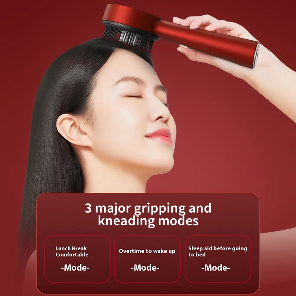 Electric Scalp Massage Comb with Red Light Therapy – Hair Growth & Liquid Applicator Comb - Image 3