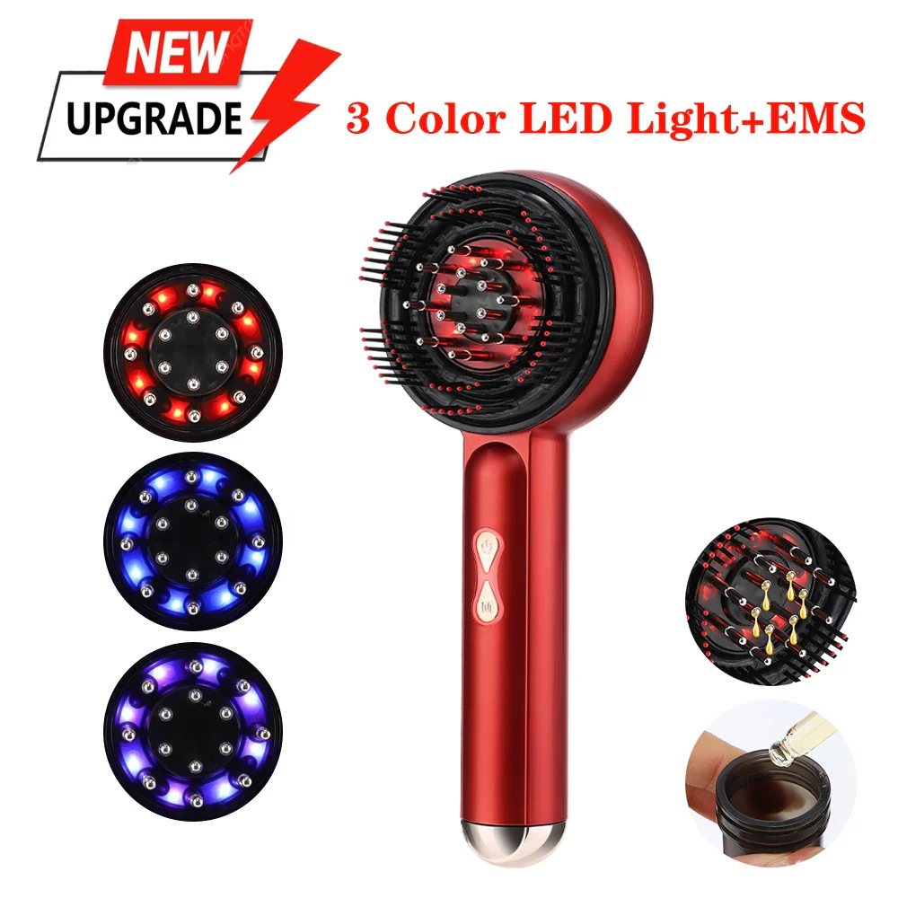 Electric Scalp Massage Comb with Red Light Therapy – Hair Growth & Liquid Applicator Comb - Image 8