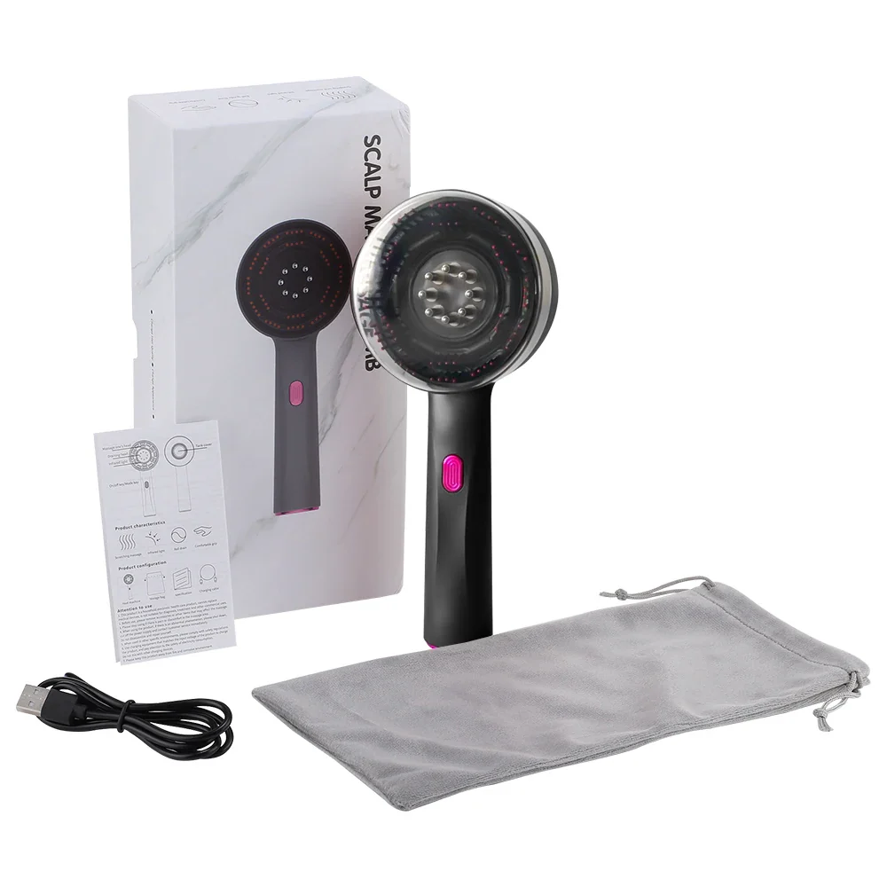 Electric Scalp Massage Comb with Red Light Therapy – Hair Growth & Liquid Applicator Comb - Image 9