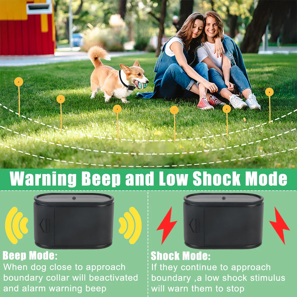 Electronic Pet Containment System with Waterproof Training Collar - Image 4