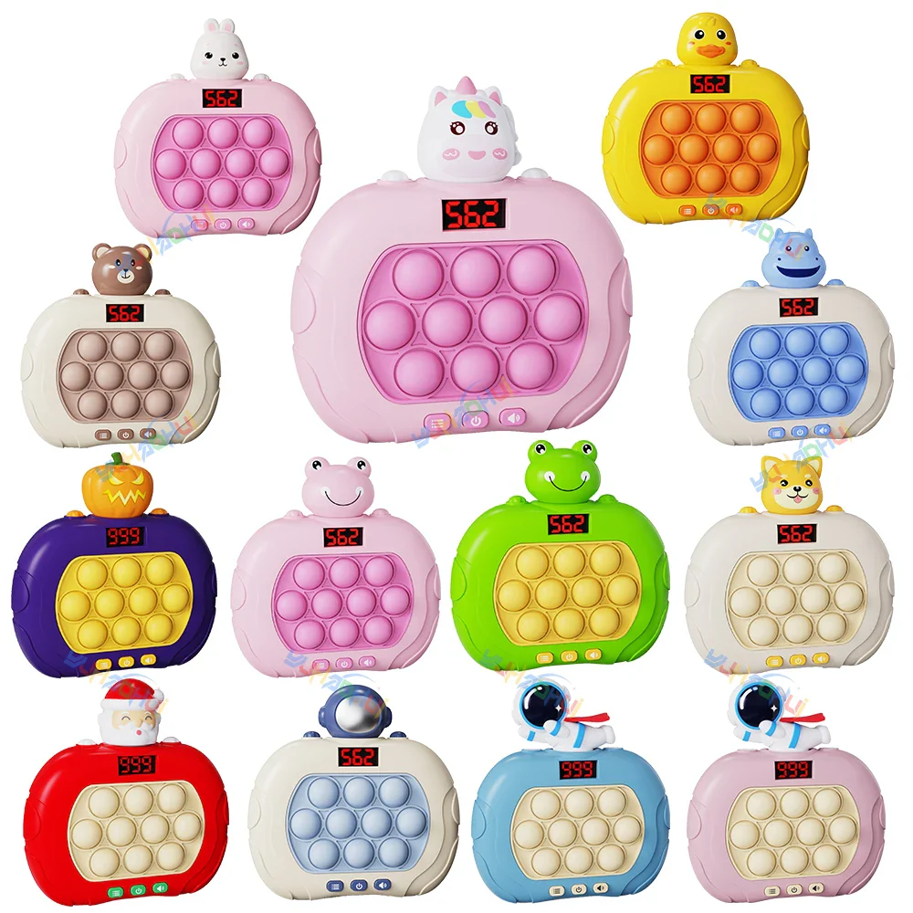 Electronic Pop Push Quick Push Game Console with LED Display - Image 2