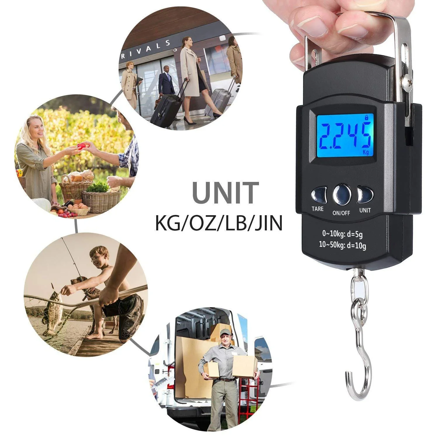 Electronic Scale with Measuring Tape - Image 2