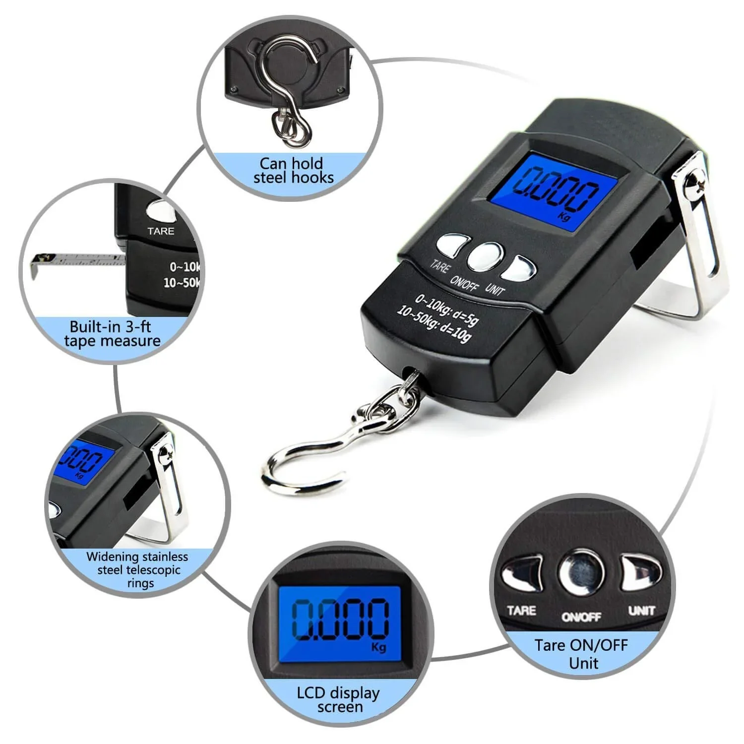 Electronic Scale with Measuring Tape - Image 3