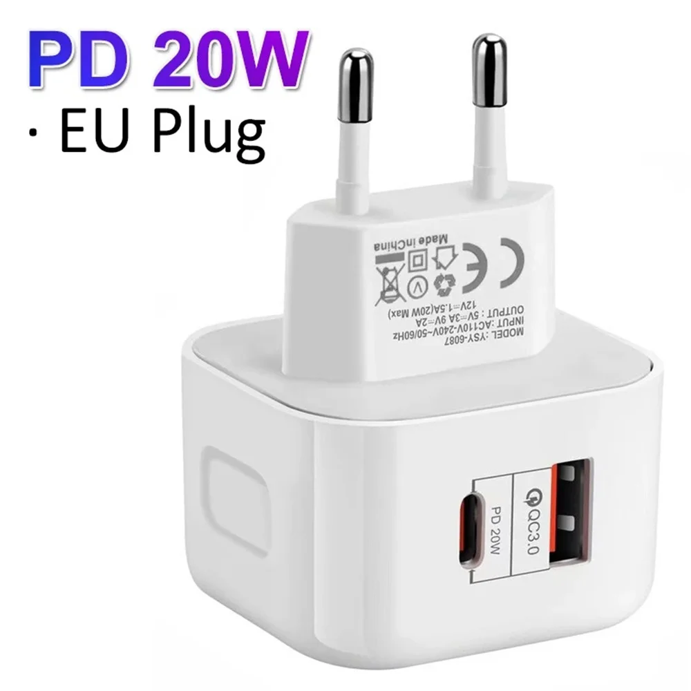 UK/EU/US 20W Adapter with Dual USB Ports - Image 7