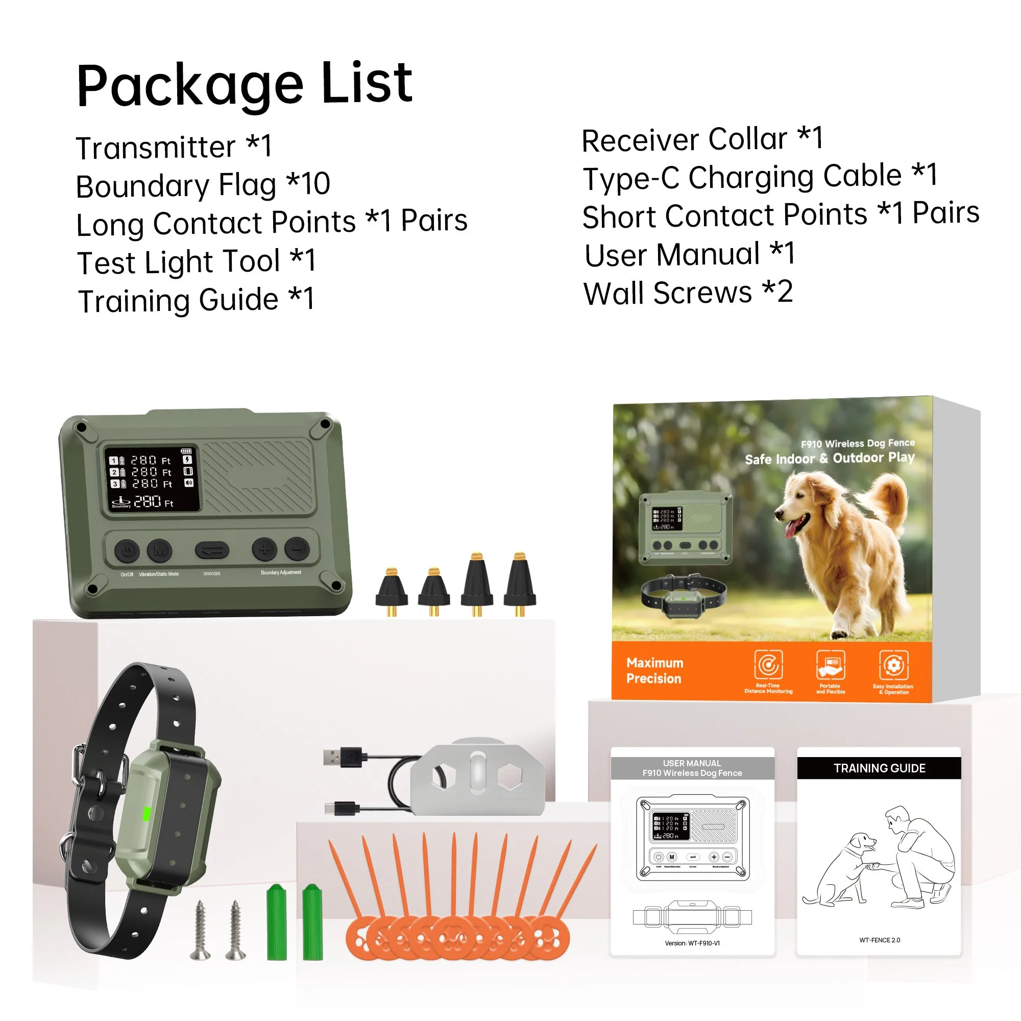 F910 Radar Wireless Dog Fence - Image 14