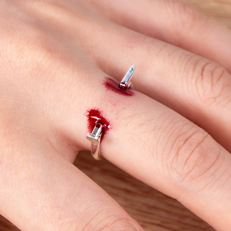 Fashion Jewelry Nail Ring Fashion Simple Ring Halloween Accessories - Image 5