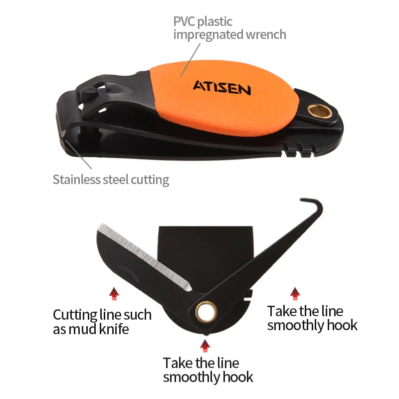 Multifunctional Stainless Steel Fishing Line Clippers Cutting Tool - Image 2