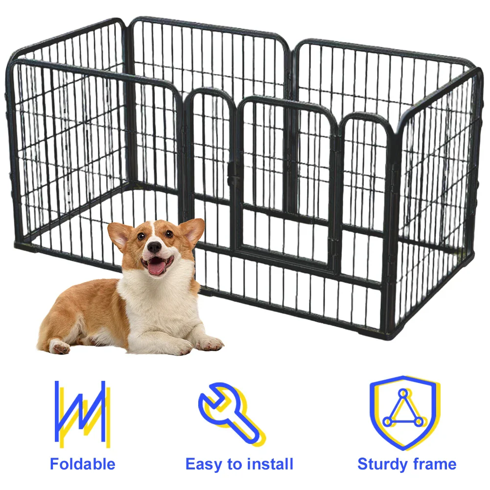 Foldable Dog Playpen – Heavy-Duty Pet Exercise Cage for Dogs, Cats & Rabbits - Image 5