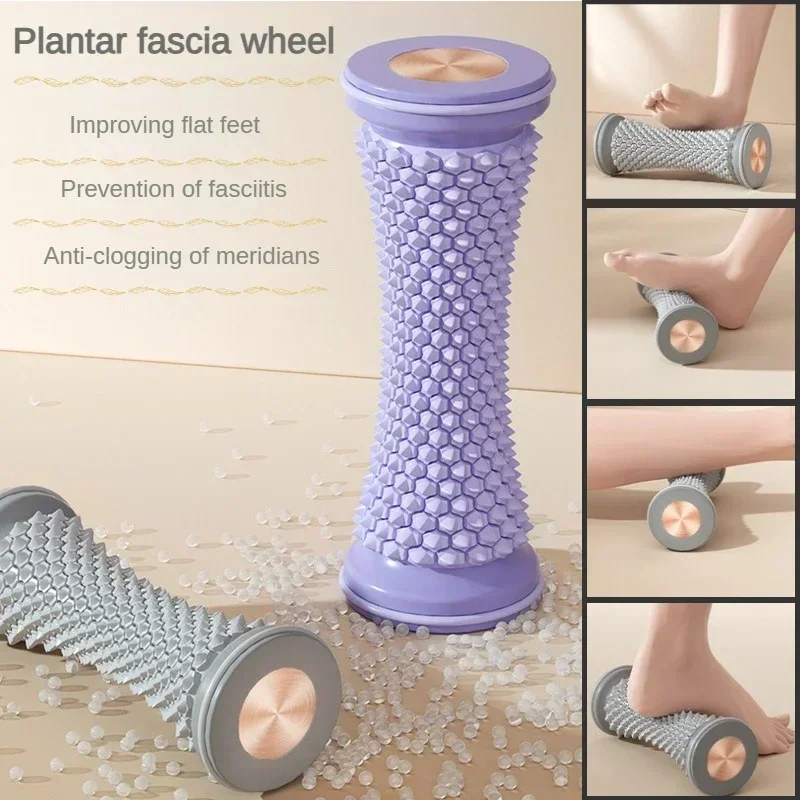 Foot Massager Roller – Yoga Massage Ball for Plantar Fascia & Muscle Relaxation, Manual Plastic Foot Massage Tool - Image 2