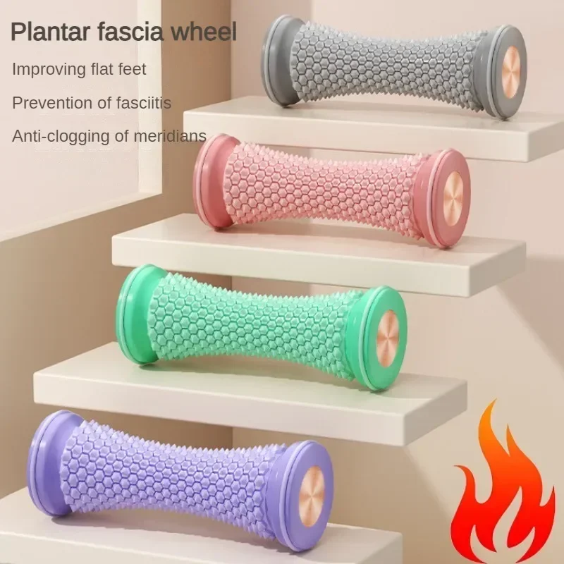 Foot Massager Roller – Yoga Massage Ball for Plantar Fascia & Muscle Relaxation, Manual Plastic Foot Massage Tool - Image 3