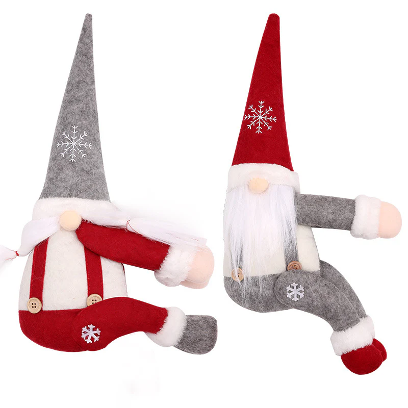 Christmas Santa Claus Forest Old Man Side Hugging Curtain Buckle Tie - Image 4