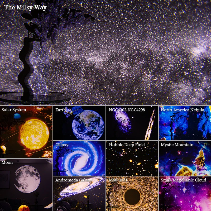 Galaxy Starry Sky Night Light Projector - Image 2