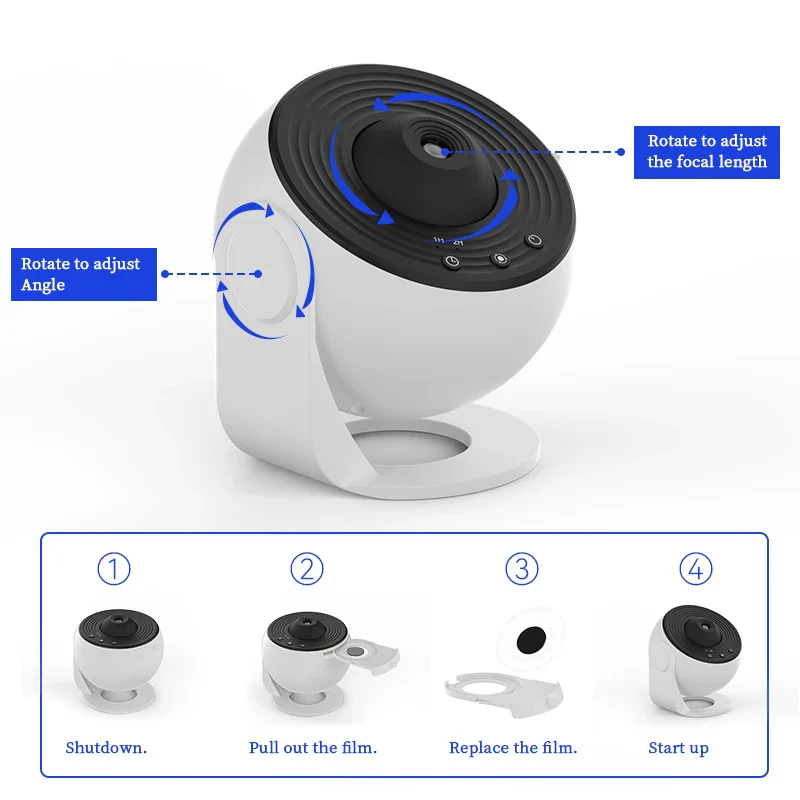 Galaxy Starry Sky Night Light Projector - Image 6