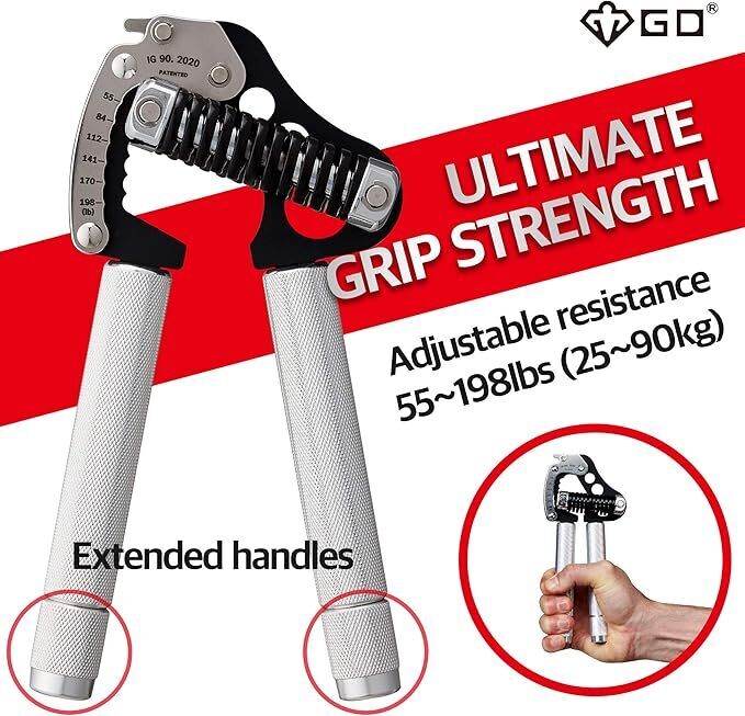 Iron Grip EXT 90 Hand Grip Strengthener Adjustable Hand Gripper - Image 2