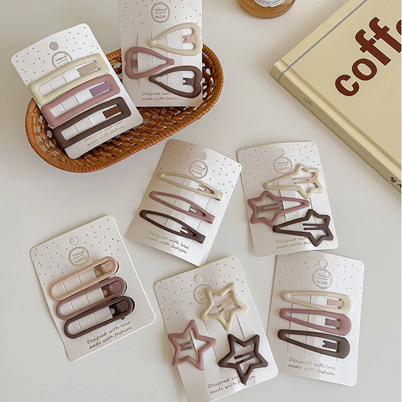 Geometric Hair Clips - Set of 3/6 PCs - Image 2
