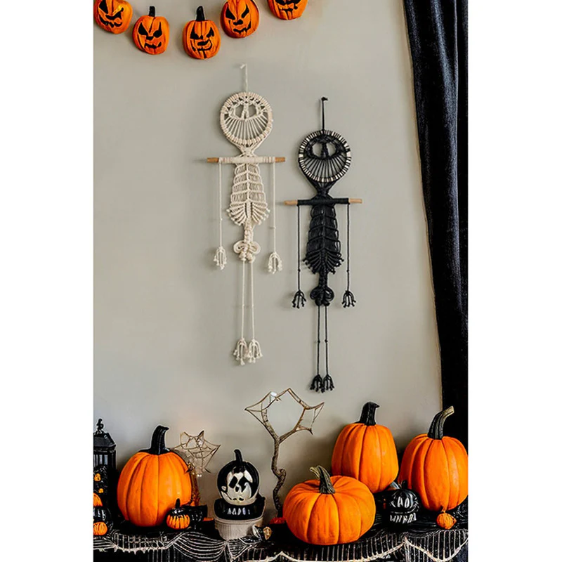 Gothic Tassel Skull Decorative Wall Hangings - Image 6