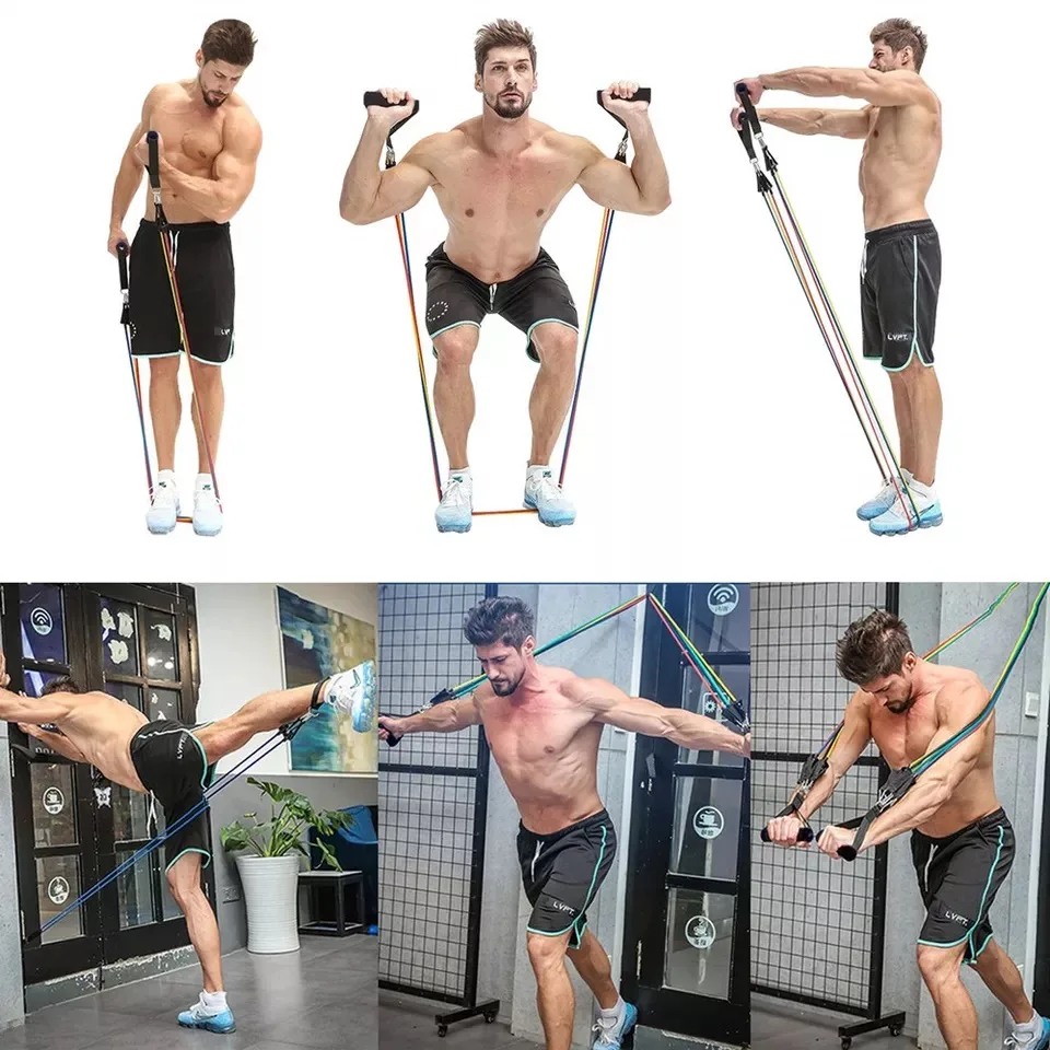 Gym Resistance Bands - Rubber Elastic Training Ropes - Image 3