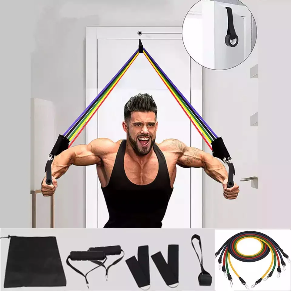 Gym Resistance Bands - Rubber Elastic Training Ropes - Image 7