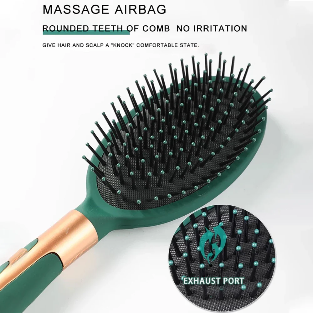 Hair Massage Air Cushion Comb – Anti-Static Detangling Hairbrush for Scalp Massage, Salon & Home Styling - Image 2
