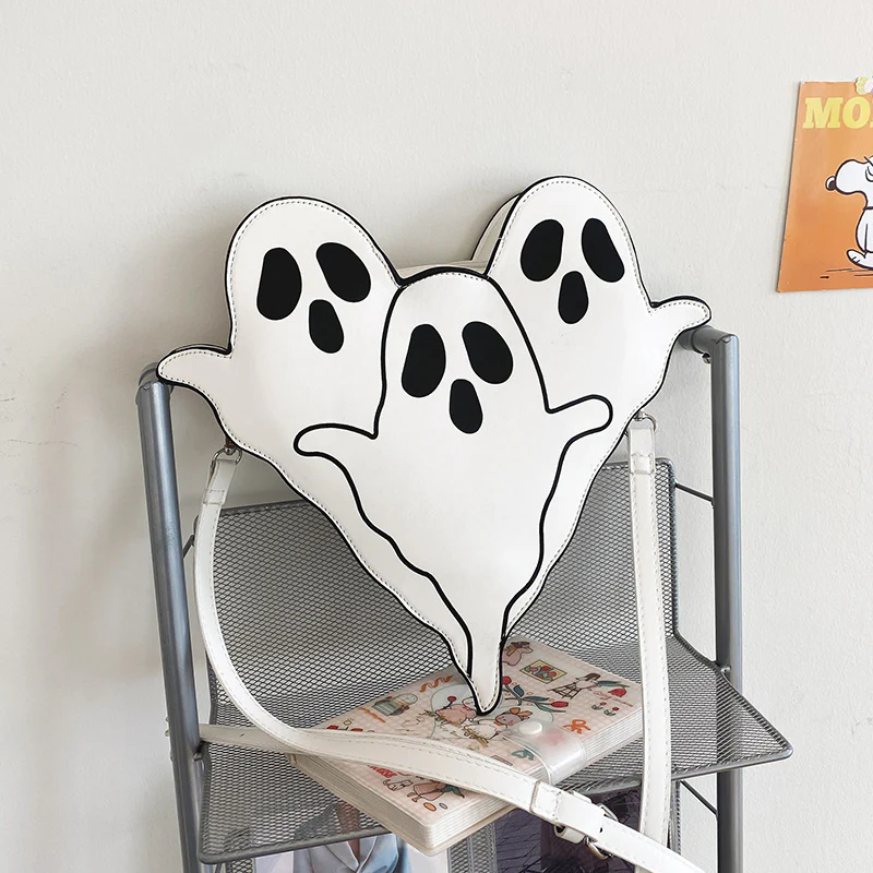 Halloween Bags Funny 3D Cartoon Ghost Cartoon Shoulder Bags Women Cute Cell Phone Purses Crossbody Bag - Image 11