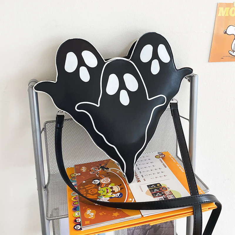 Halloween Bags Funny 3D Cartoon Ghost Cartoon Shoulder Bags Women Cute Cell Phone Purses Crossbody Bag - Image 12
