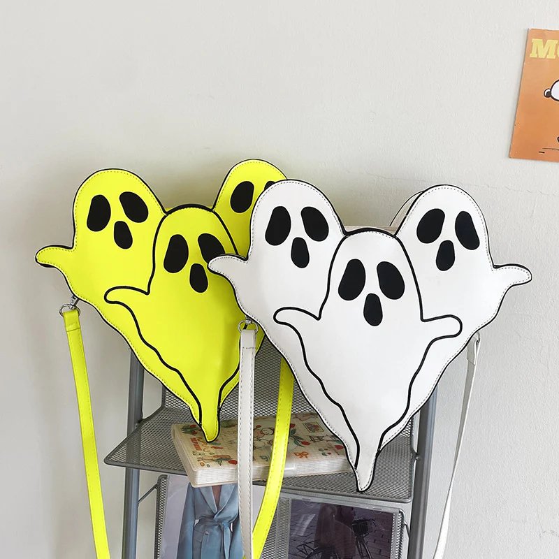 Halloween Bags Funny 3D Cartoon Ghost Cartoon Shoulder Bags Women Cute Cell Phone Purses Crossbody Bag - Image 9