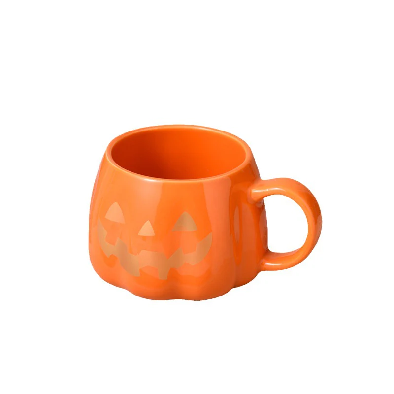 Creative Halloween Pumpkin Ceramic Mug - Image 3
