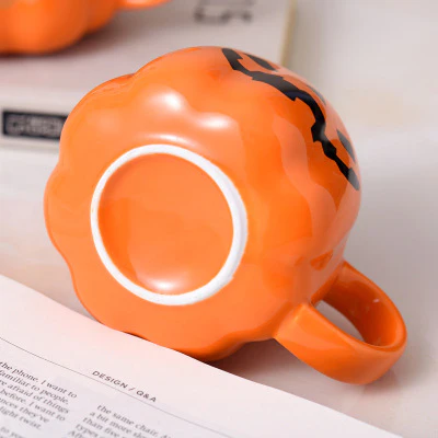 Creative Halloween Pumpkin Ceramic Mug - Image 7