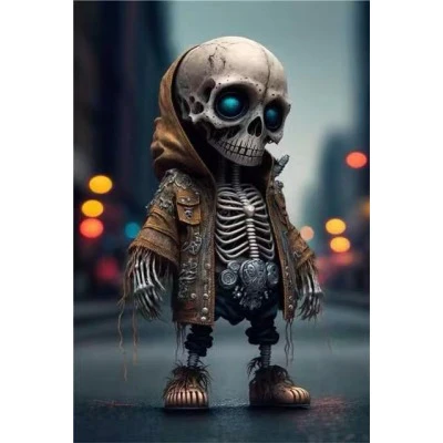 Trendy Zombie - Skeleton Figurines Halloween Decorative Ornament - Image 5