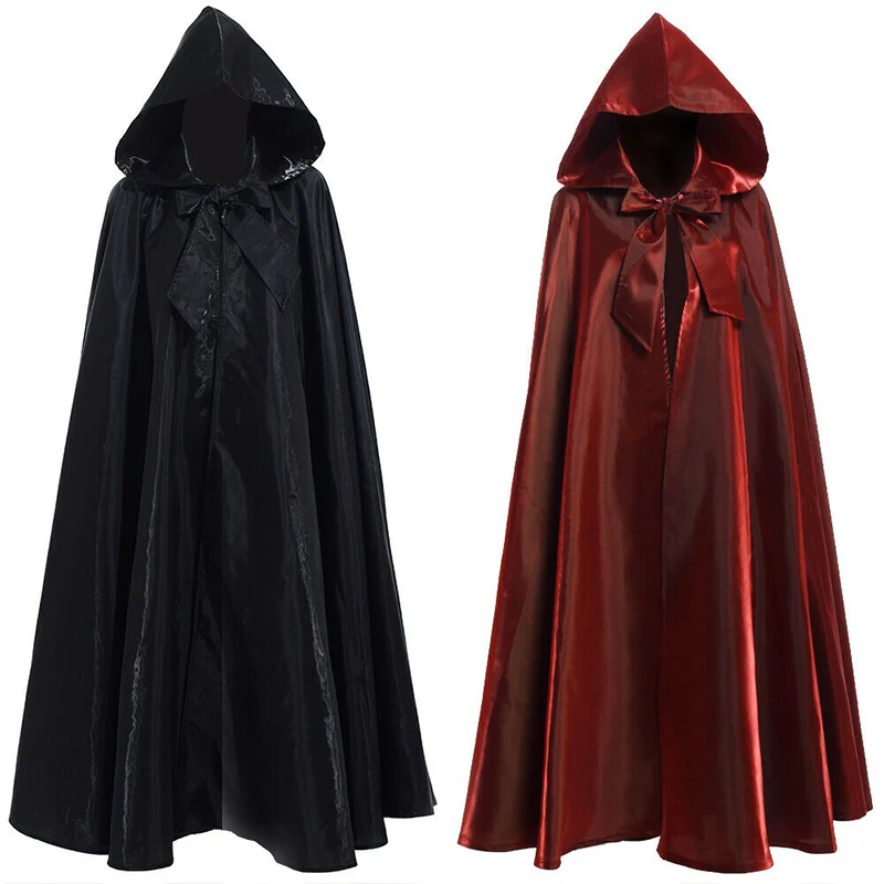 Halloween Costume Medieval Cloak Wizarding Robe - Image 4
