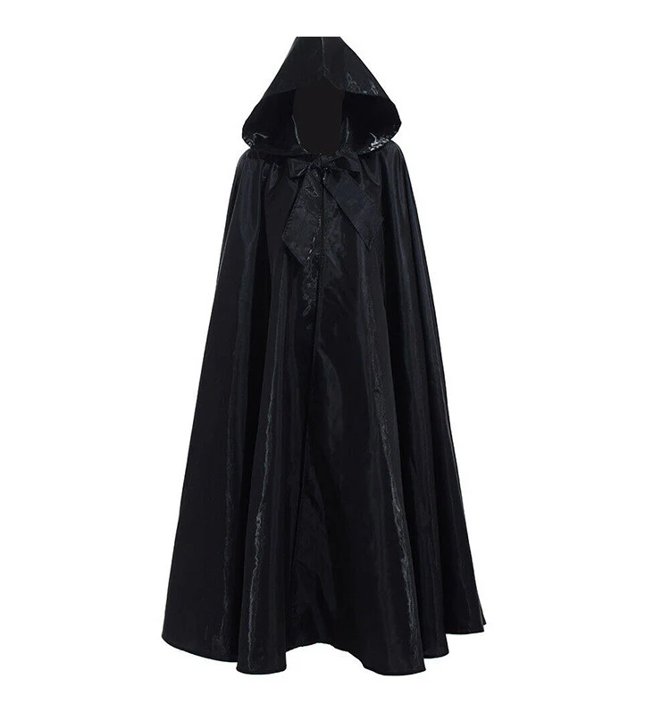 Halloween Costume Medieval Cloak Wizarding Robe - Image 5