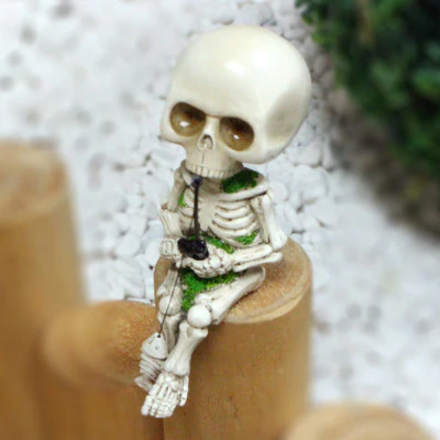 Halloween Fishing Skeleton Decoration Ornament - Image 5