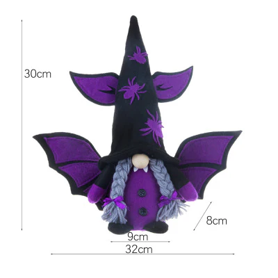 Halloween Bat Vampire Faceless Old Man Gnome - Image 3