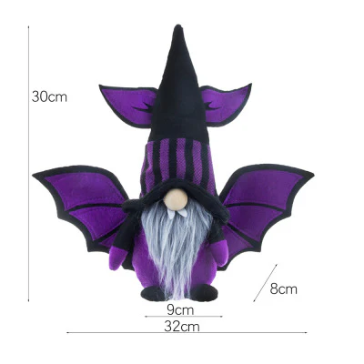 Halloween Bat Vampire Faceless Old Man Gnome - Image 4