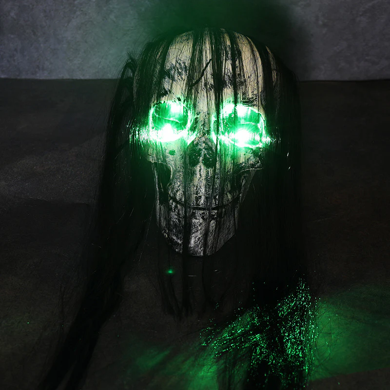 LED Light-emitting Skeleton Skull and Hand Halloween Garden Decoration - Image 7