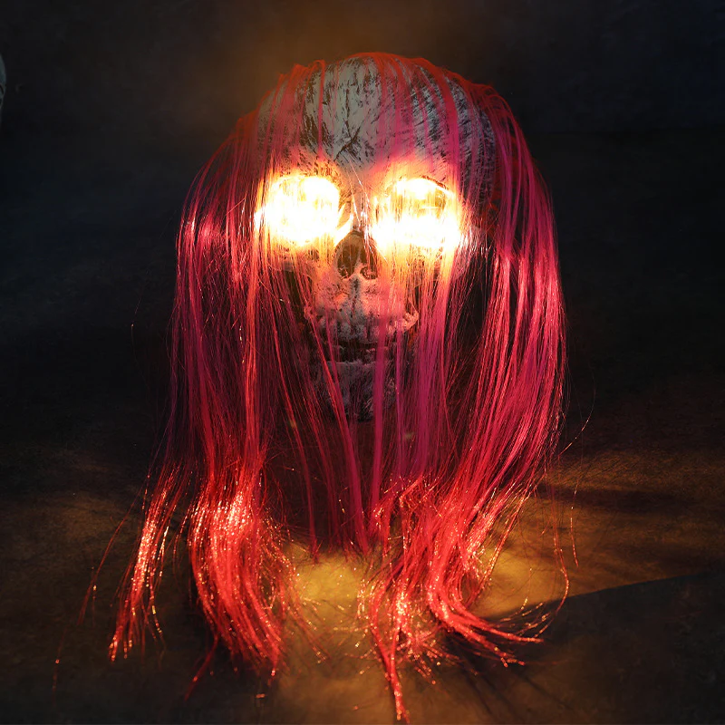 LED Light-emitting Skeleton Skull and Hand Halloween Garden Decoration - Image 8