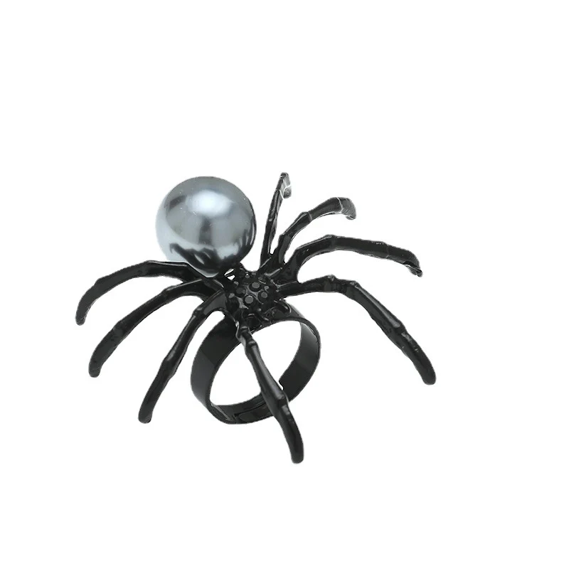 Halloween Fashion Simple Spider Shape Ring - Image 2