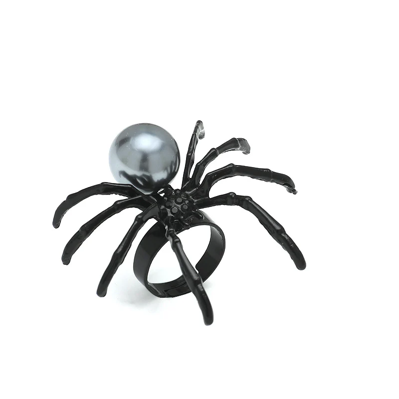 Halloween Fashion Simple Spider Shape Ring - Image 4