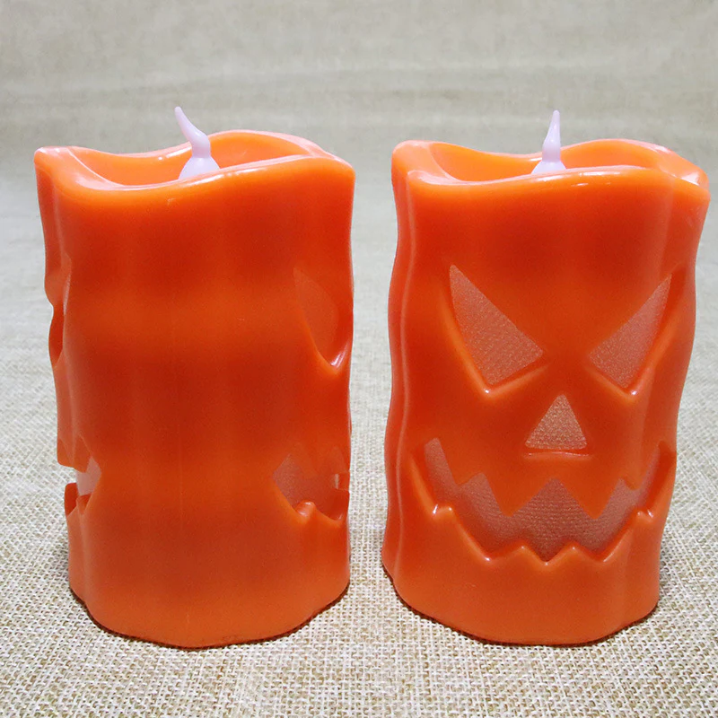 Halloween Flameless Candle Light LED Colourful Candlestick Table Decoration - Image 4